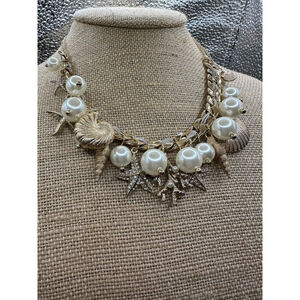 “Sur Mer” Gold Luxe Charm Necklace